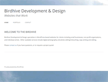 Tablet Screenshot of birdhive.com